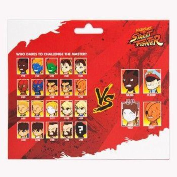 [NEW] KID ROBOT x CAPCOM STREET FIGHTER TOYS - VEGA + BLIND BOX MINI FIGURE SET - Picture 2 of 2